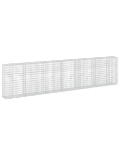 Gabione con Filo da 3,5 mm e Rete da 5x10 cm 650x50x150 cm 2