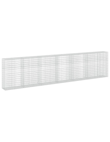 Gabione con Filo da 3,5 mm e Rete da 5x10 cm 650x50x150 cm