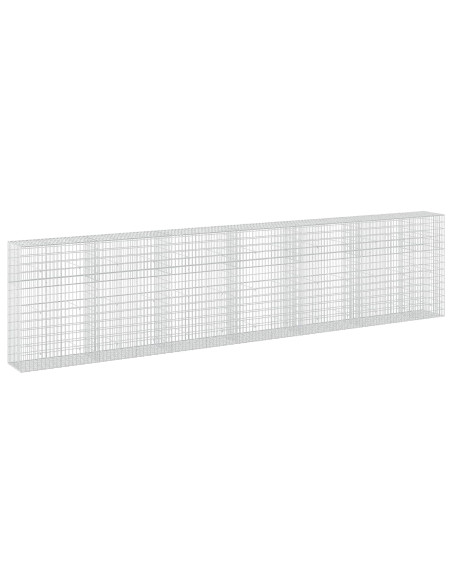 Gabione con Filo da 3,5 mm e Rete da 5x10 cm 650x50x150 cm