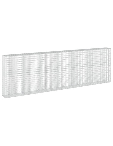 Gabione con Filo da 3,5 mm e Rete da 5x10 cm 650x50x200 cm