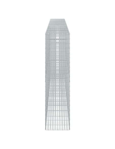 Gabione con Filo da 3,5 mm e Rete da 5x10 cm 650x50x200 cm