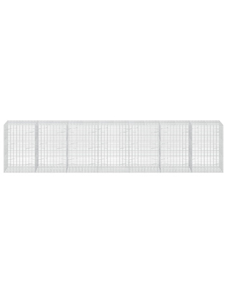 Gabione con Filo da 3,5 mm e Rete da 5x10 cm 700x100x150 cm
