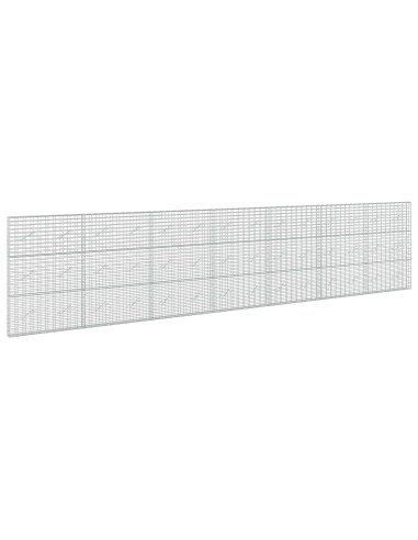Gabione con Filo da 3,5 mm e Rete da 5x10 cm 700x10x150 cm