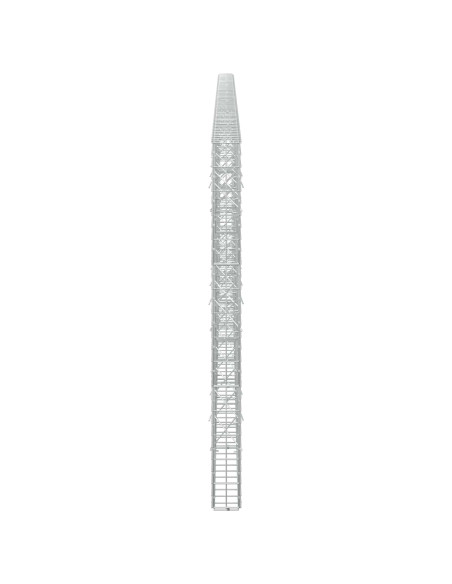 Gabione con Filo da 3,5 mm e Rete da 5x10 cm 700x10x150 cm