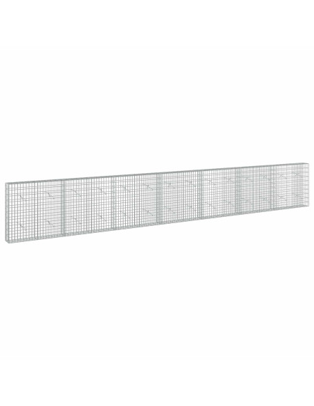 Gabione con Filo da 3,5 mm e Rete da 5x10 cm 700x20x100 cm