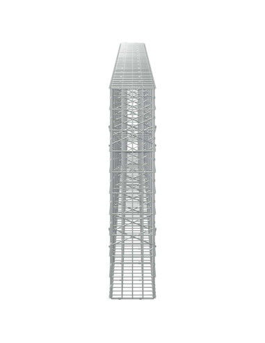 Gabione con Filo da 3,5 mm e Rete da 5x10 cm 700x20x100 cm