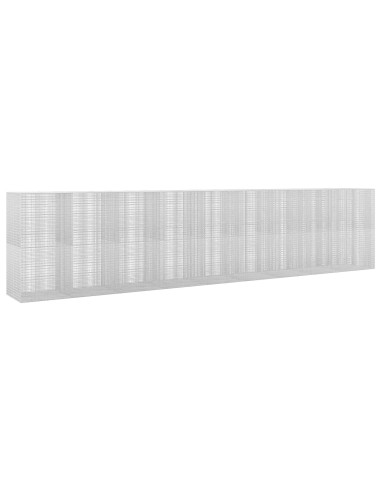 Gabione con filo da 3,5 mm e rete da 5x2,5 cm 900x100x200 cm