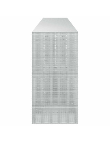 Gabione con filo da 3,5 mm e rete da 5x2,5 cm 900x100x200 cm