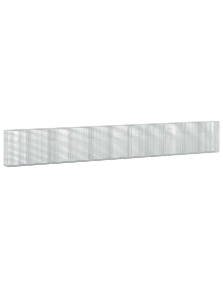 Gabione con filo da 5 mm e rete da 5x5 cm 1100x50x150 cm