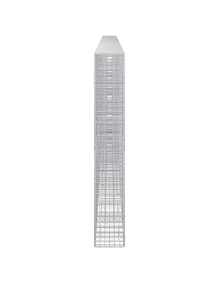 Gabione con filo da 5 mm e rete da 5x5 cm 950x30x200 cm