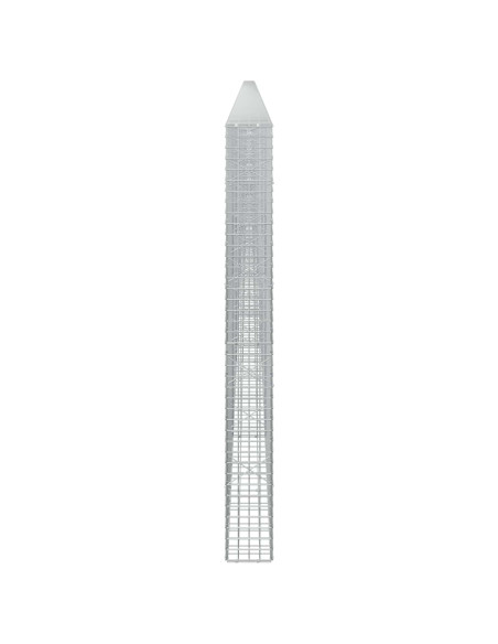 Gabione con filo da 5 mm e rete da 5x5 cm 1000x20x200 cm