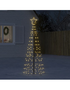 Albero di Natale LED  con picchetti 220 LED Bianco Caldo 180 cm (solo AU)