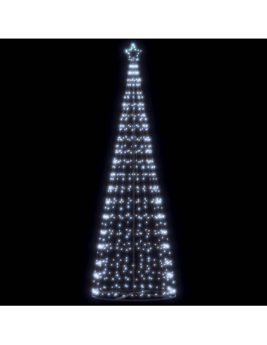 Albero di Natale a LED 550 LED Bianco Freddo 300 cm