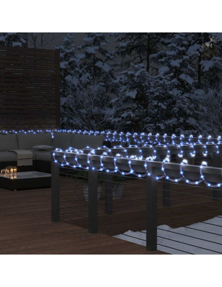 Stringa di Luci con 120 LED Bianco Freddo 5 m in PVC