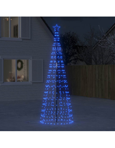 Albero di Natale a LED con Punte 570 LED Blu 300 cm