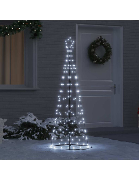 Albero di Natale LED con 390 LED Bianco freddo 250 cm Ferro