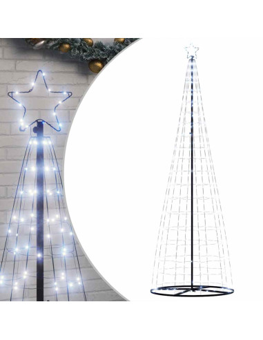 Albero di Natale a LED 550 LED Bianco Freddo 300 cm