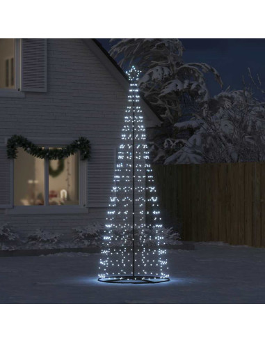 Albero di Natale a LED 550 LED Bianco Freddo 300 cm