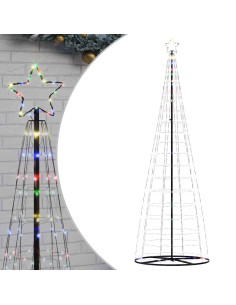Albero di Natale a LED 550 LED Colorato 300 cm 2
