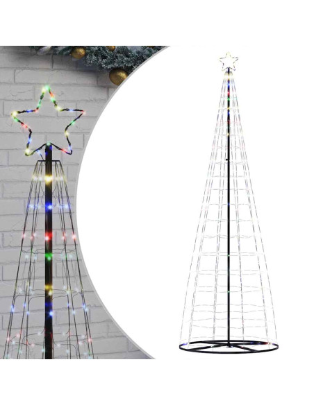 Albero di Natale a LED 550 LED Colorato 300 cm