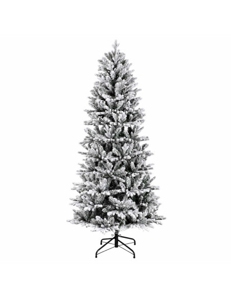 Albero di Natale Artificiale con Rami Pieghevoli 150 cm 150 LED