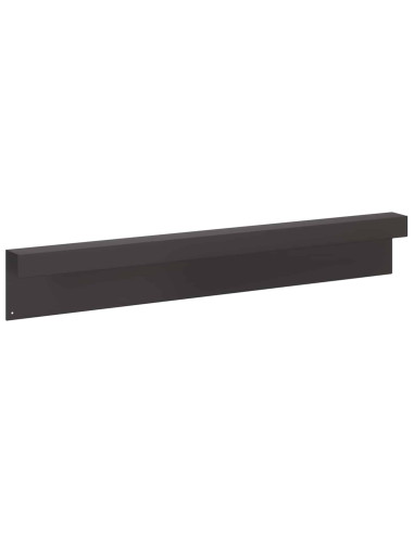 Profilo di copertura per giardino 2 pz 100 x 6 x 15 cm Acciaio