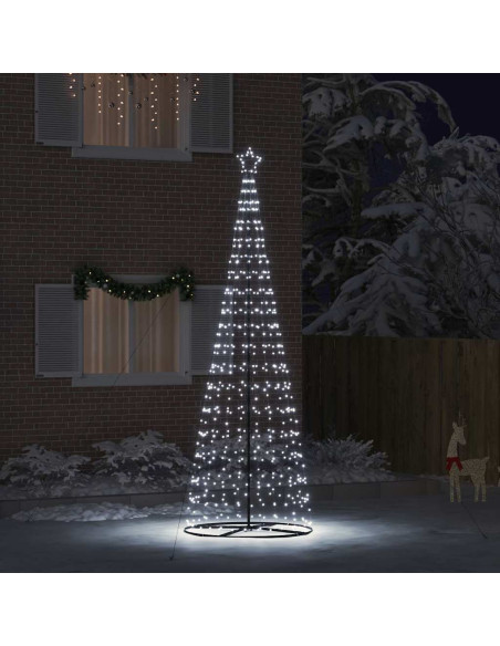 Albero di Natale LED con 800 LED Bianco freddo 400 cm Ferro