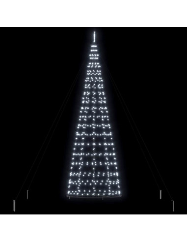 Albero di Natale LED con 800 LED Bianco freddo 400 cm Ferro