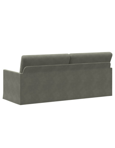 Divano a 3 posti Grigio Chiaro 190 x 81 x 82 cm