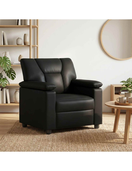 Divano Nero 91 x 85 x 93 cm Similpelle