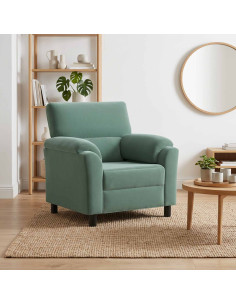 Divano Verde Mare 94 x 85 x 93 cm Velluto
