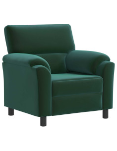 Divano Verde Scuro 94 x 85 x 93 cm Velluto 2