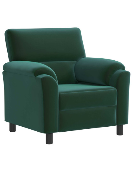 Divano Verde Scuro 94 x 85 x 93 cm Velluto