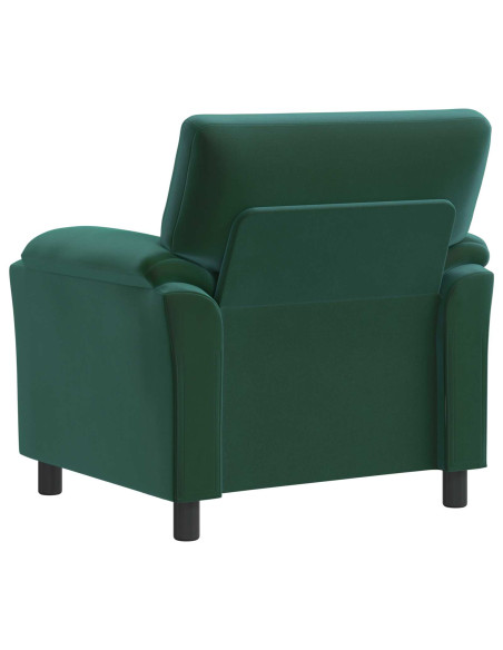 Divano Verde Scuro 94 x 85 x 93 cm Velluto