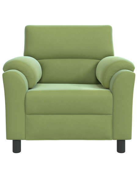 Divano Verde chiaro 94 x 85 x 93 cm Velluto
