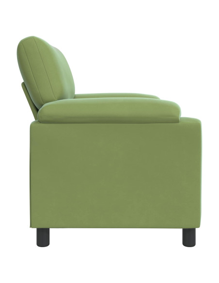 Divano Verde chiaro 94 x 85 x 93 cm Velluto