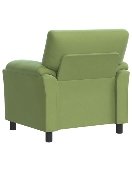 Divano Verde chiaro 94 x 85 x 93 cm Velluto