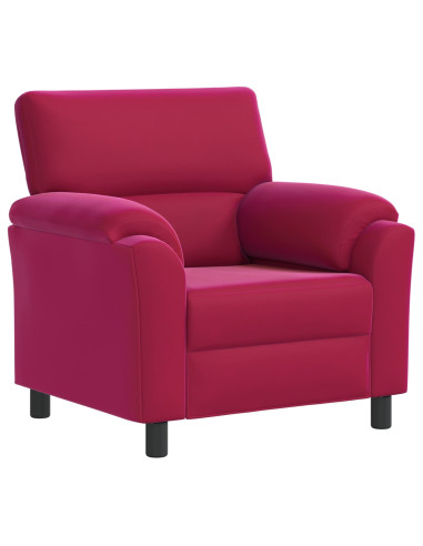 Divano Rosso Vino 94 x 85 x 93 cm Velluto