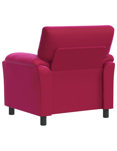 Divano Rosso Vino 94 x 85 x 93 cm Velluto