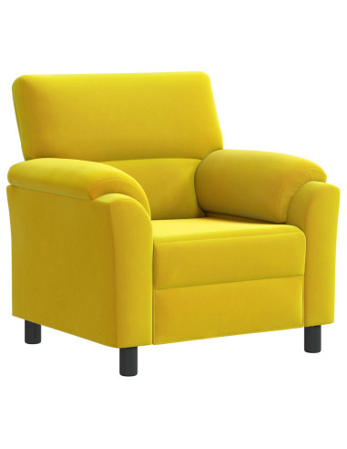 Divano Giallo 94 x 85 x 93 cm Velluto