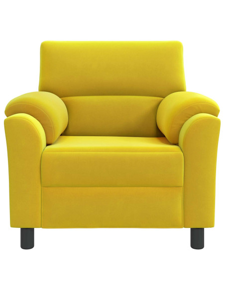 Divano Giallo 94 x 85 x 93 cm Velluto