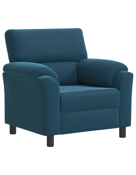 Divano Blu 94 x 85 x 93 cm Velluto