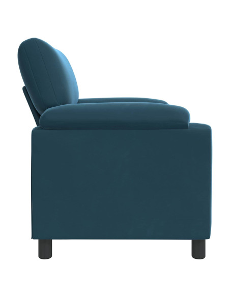 Divano Blu 94 x 85 x 93 cm Velluto