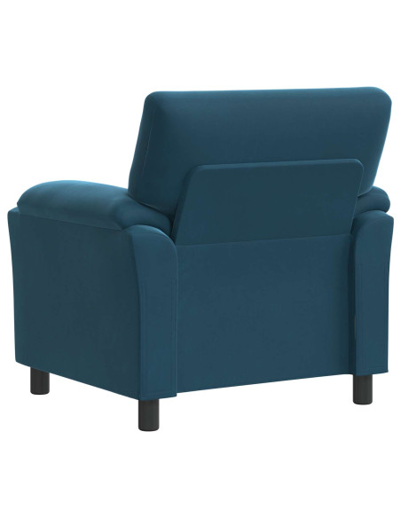 Divano Blu 94 x 85 x 93 cm Velluto