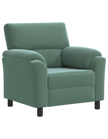 Divano Verde Mare 94 x 85 x 93 cm Velluto
