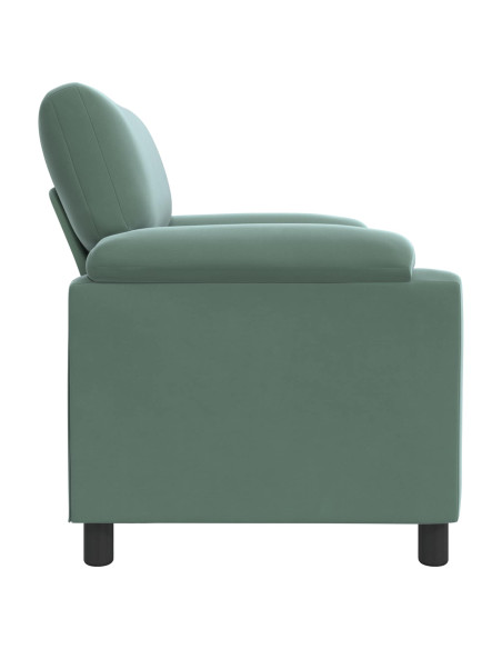 Divano Verde Mare 94 x 85 x 93 cm Velluto