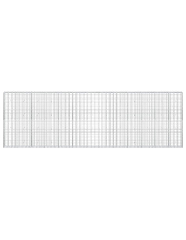 Gabione con Filo da 3,5 mm e Rete da 5x10 cm 650x30x200 cm