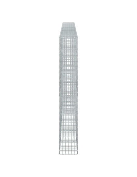 Gabione con Filo da 3,5 mm e Rete da 5x10 cm 650x30x200 cm