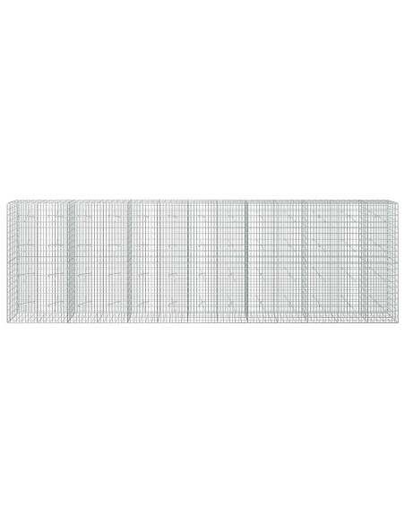 Gabione con Filo da 3,5 mm e Rete da 5x10 cm 650x20x200 cm