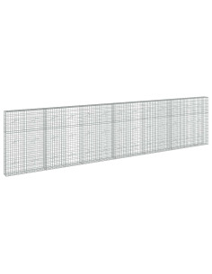 Gabione con Filo da 3,5 mm e Rete da 5x10 cm 650x20x150 cm 2